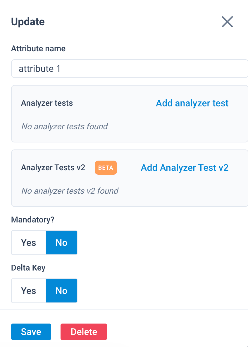 Edit an attribute